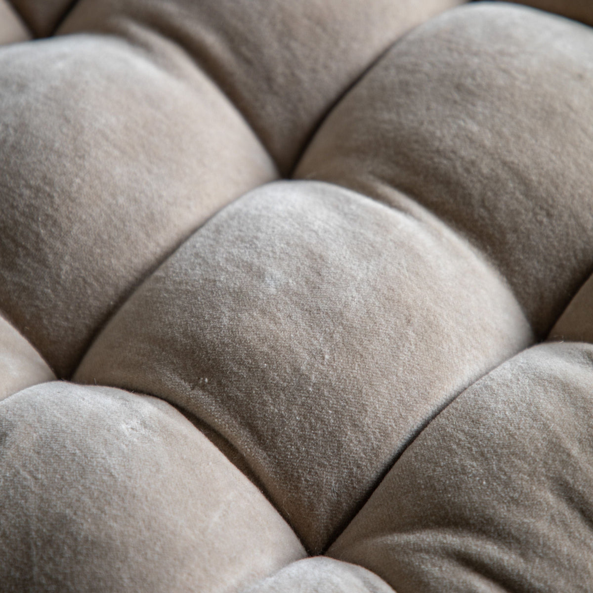 Cotton Velvet Seatpad Natural.