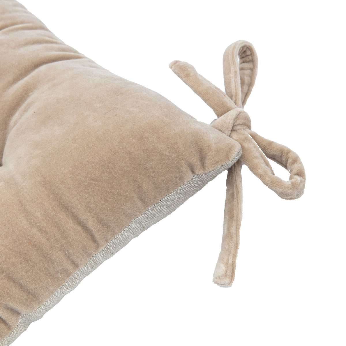 Cotton Velvet Seatpad Natural.