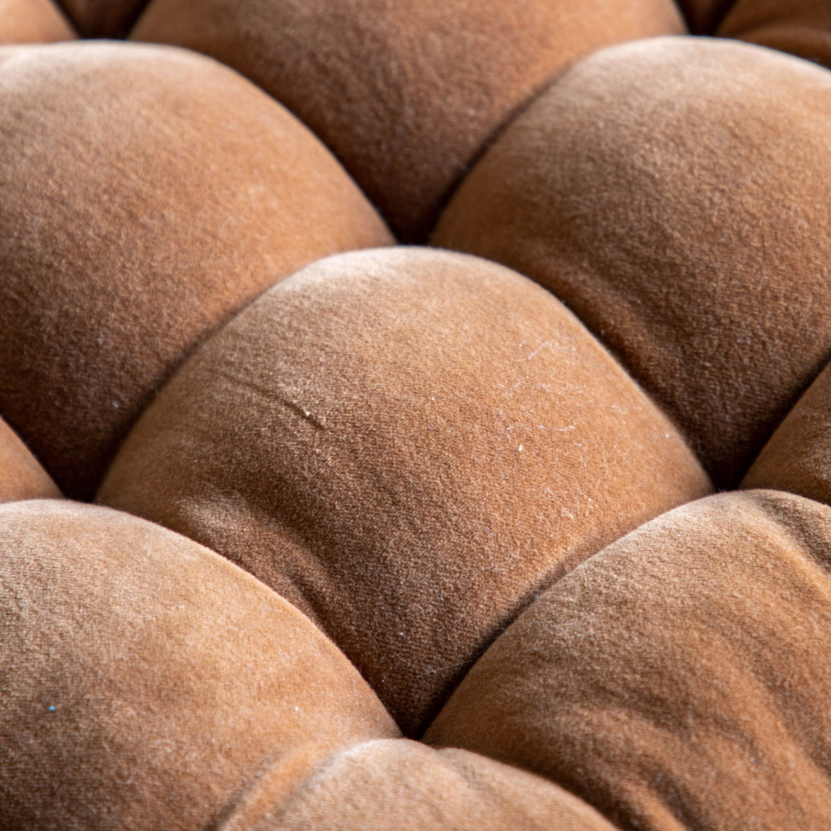 Cotton Velvet Seatpad Tan.