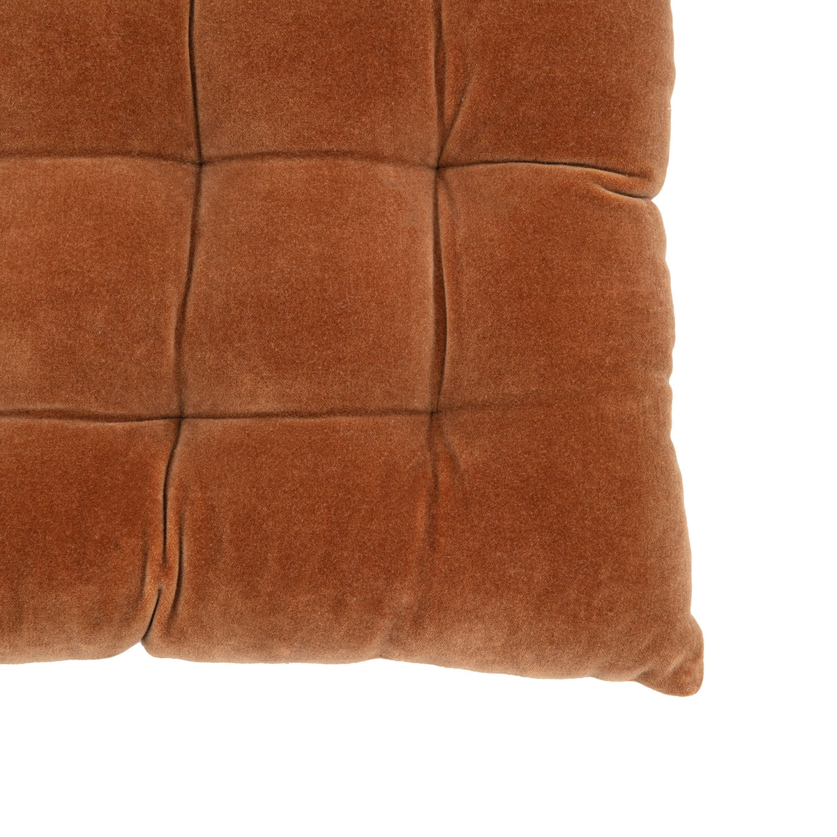 Cotton Velvet Seatpad Tan.