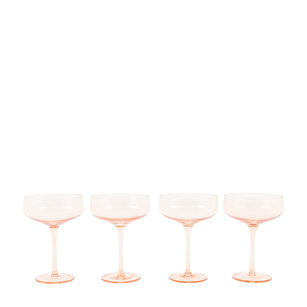 Bodhi Accessories Coupe Glass Smokey Green 4pk House of Isabella UK