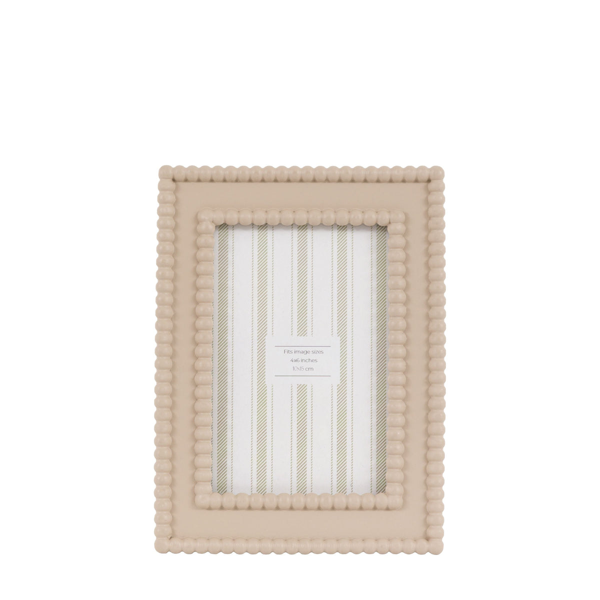 Bodhi Accessories Cove Beaded Photo Frame 6x4 Mocha House of Isabella UK