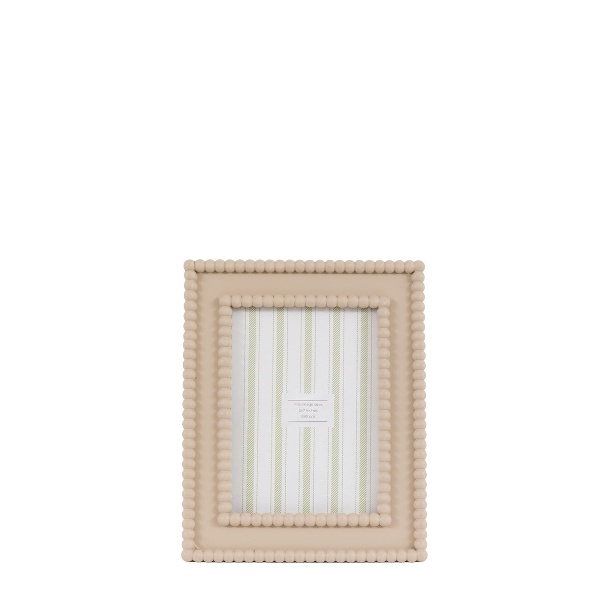 Bodhi Accessories Cove Beaded Photo Frame 7x5 Mocha House of Isabella UK