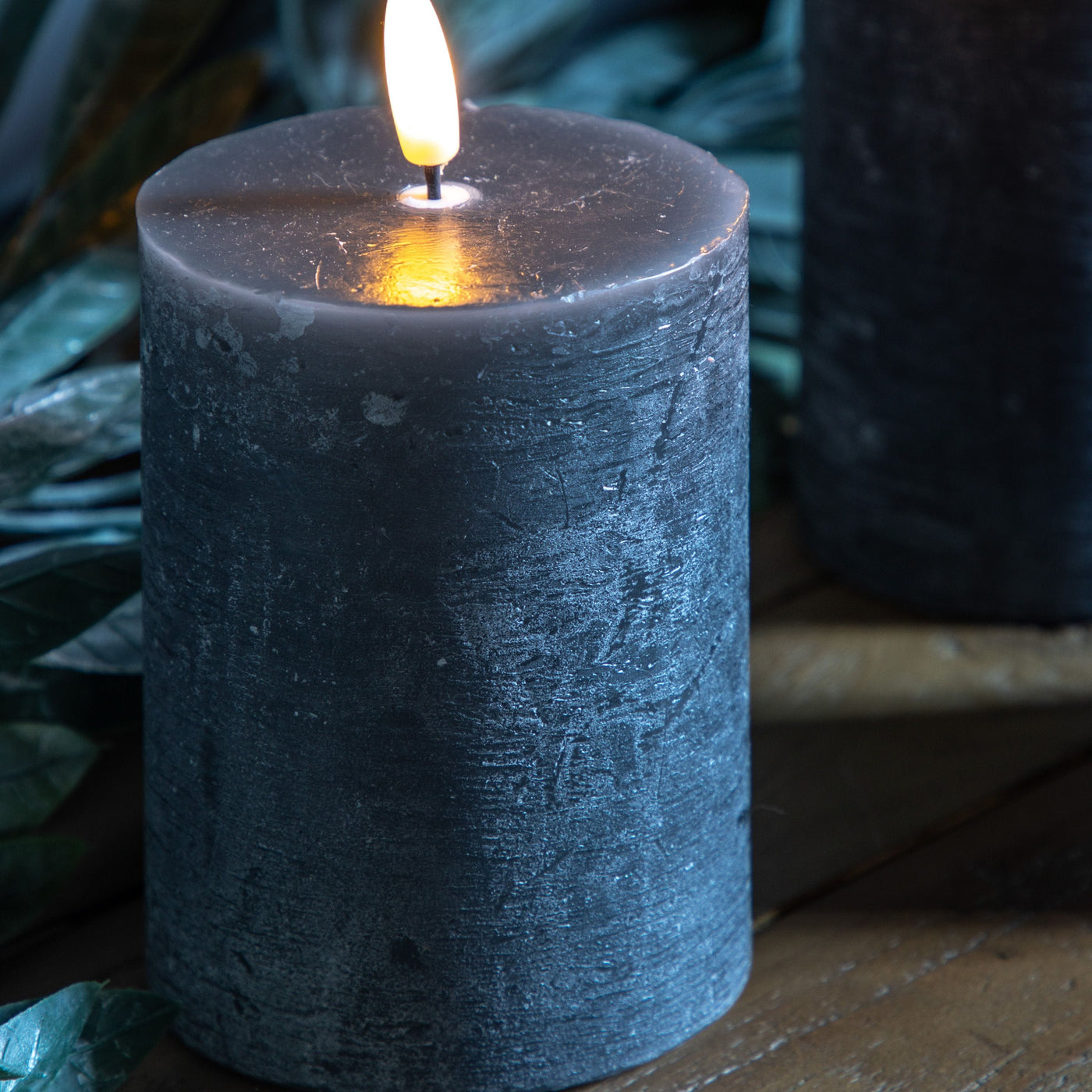 Bodhi Accessories Creech Candle Rustic Slate House of Isabella UK