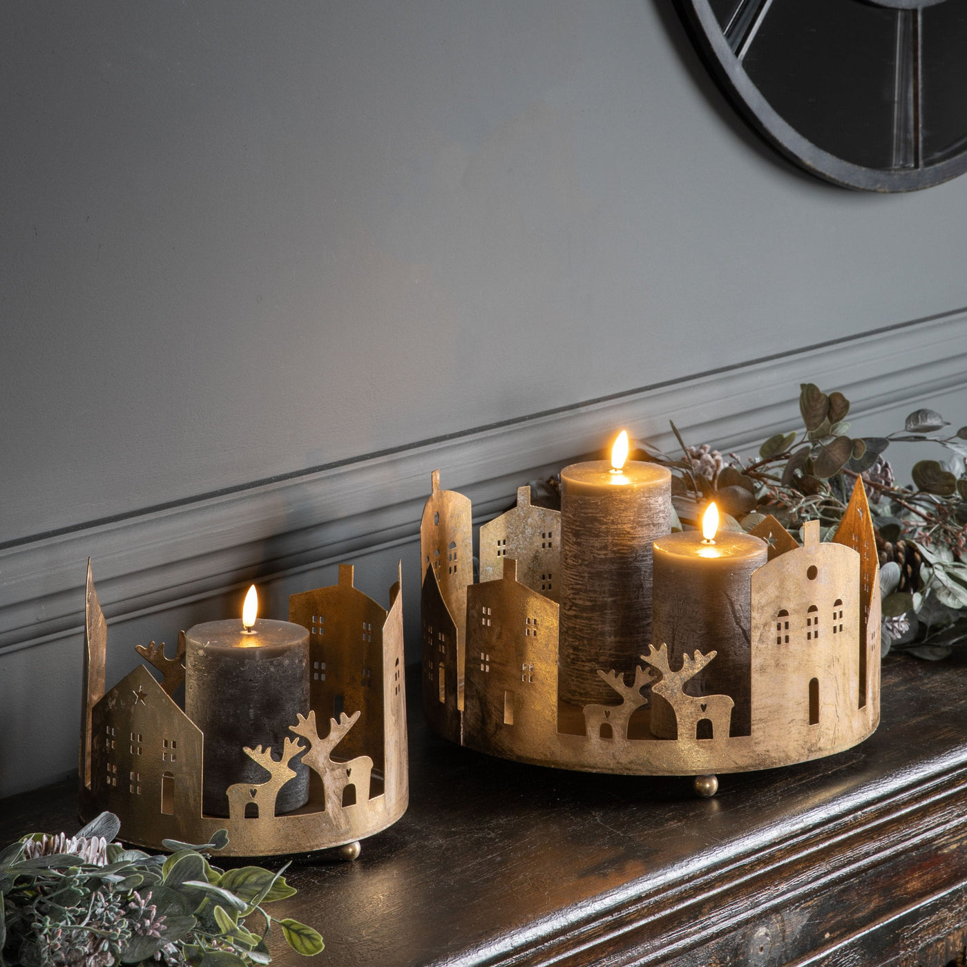 Bodhi Accessories Creech Candle Rustic Slate House of Isabella UK