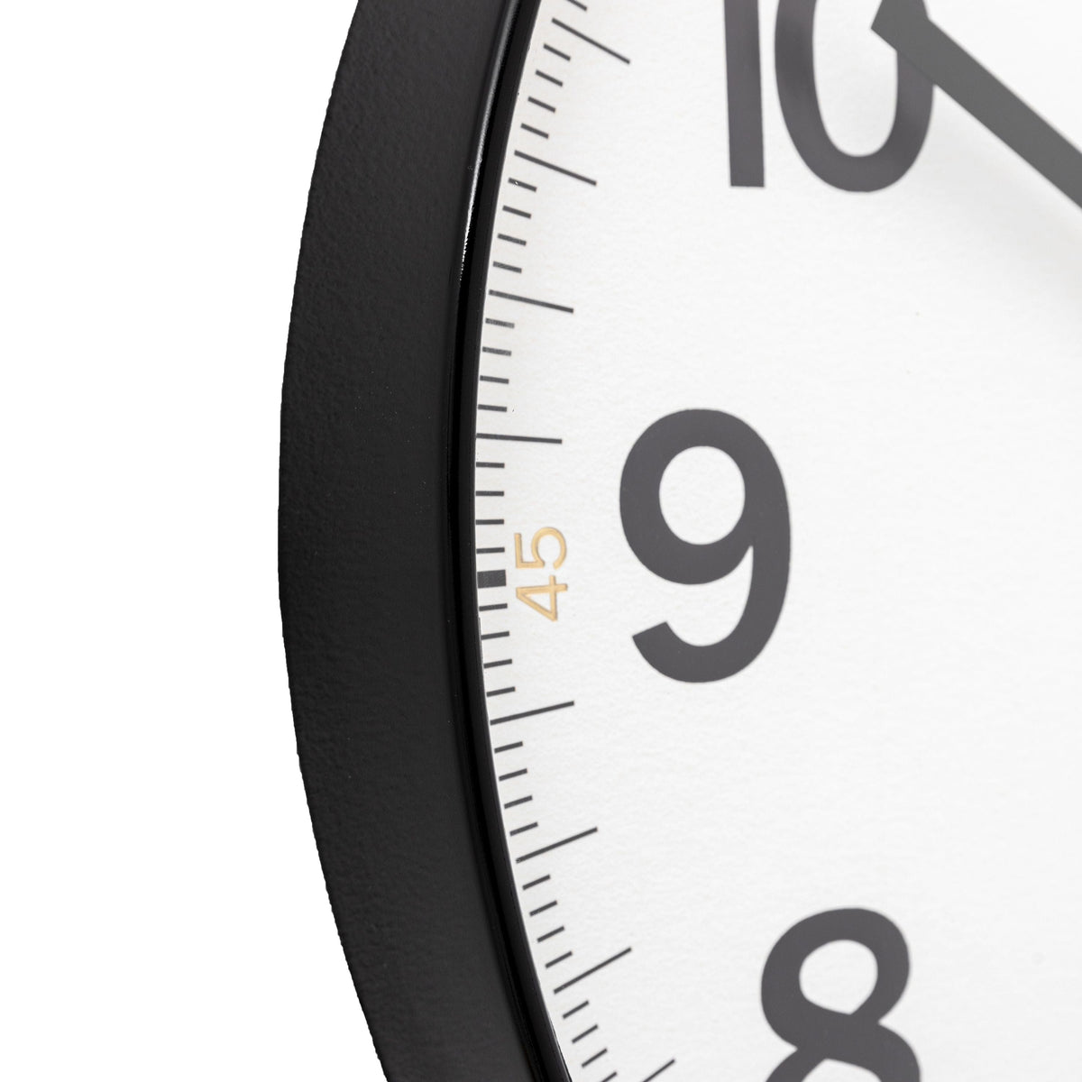 Bodhi Accessories Crosby Wall Clock Black House of Isabella UK