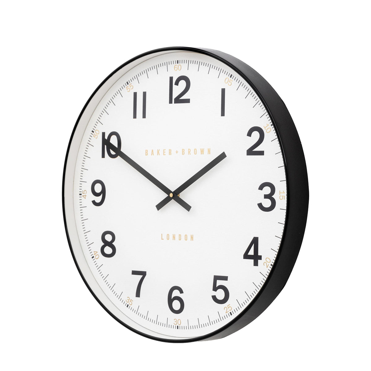 Bodhi Accessories Crosby Wall Clock Black House of Isabella UK