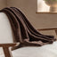 Bodhi Accessories Deco Luxe Chunky Chenille Throw Taupe House of Isabella UK