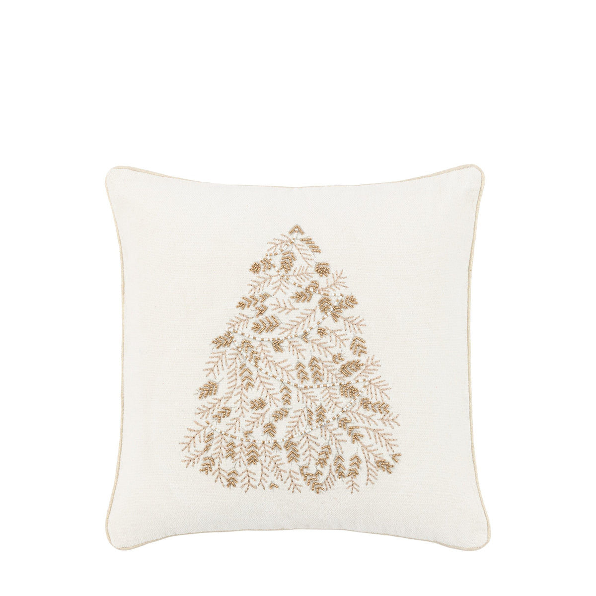 Bodhi Accessories Deco Luxe Embroidered Tree Cushion House of Isabella UK