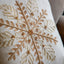 Bodhi Accessories Deco Luxe Snowflake Cushion House of Isabella UK