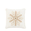 Bodhi Accessories Deco Luxe Snowflake Cushion House of Isabella UK