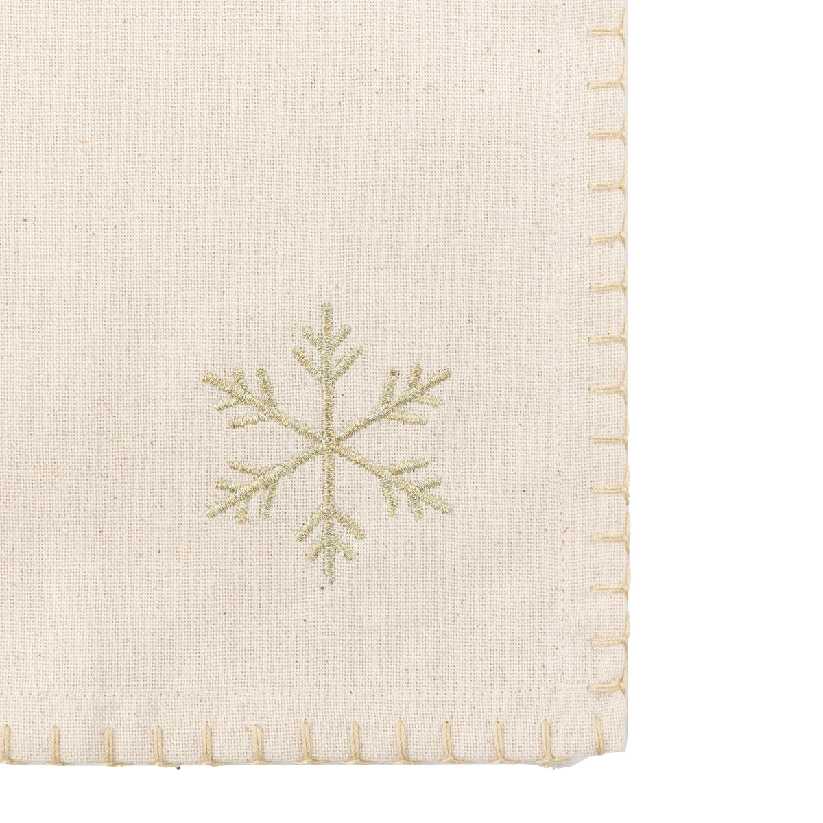 Bodhi Accessories Deco Luxe Snowflake Napkin 4pk House of Isabella UK