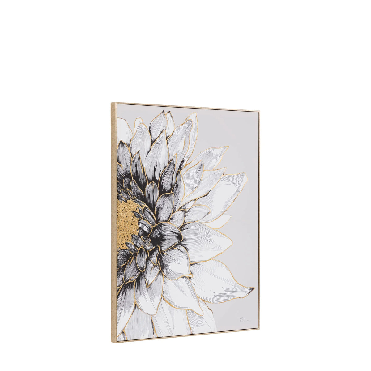 Bodhi Accessories Dhalia Framed Canvas House of Isabella UK