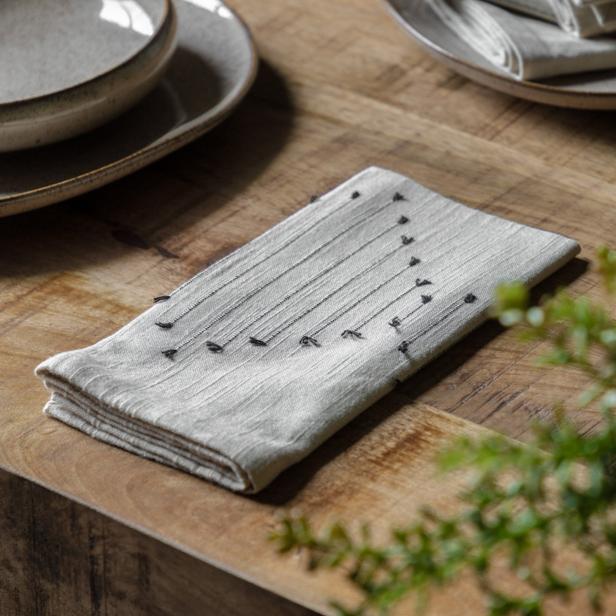 Bodhi Accessories Diamond Weave Napkin 4pk House of Isabella UK