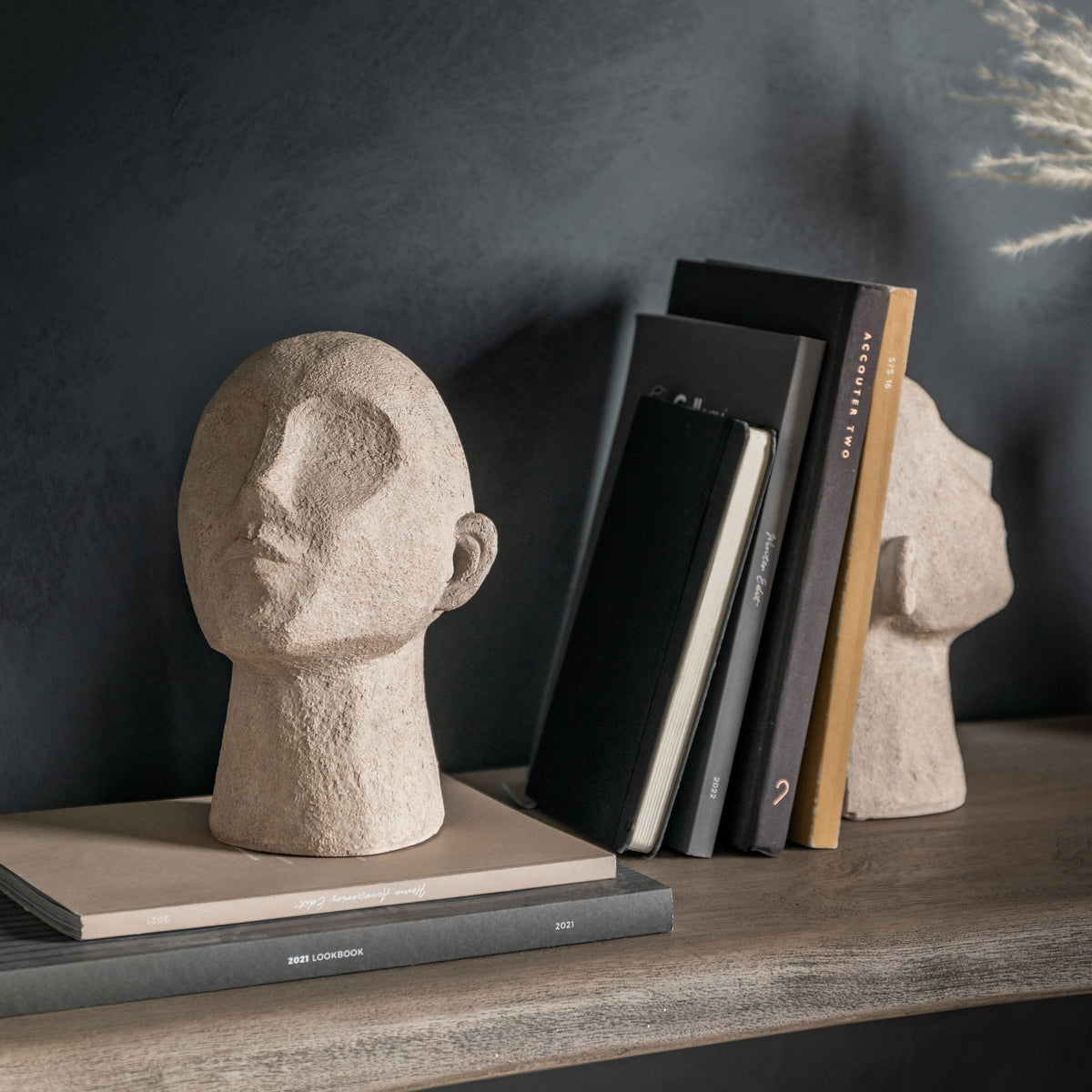 Dolgellau Bookend Cream (Set of 2).