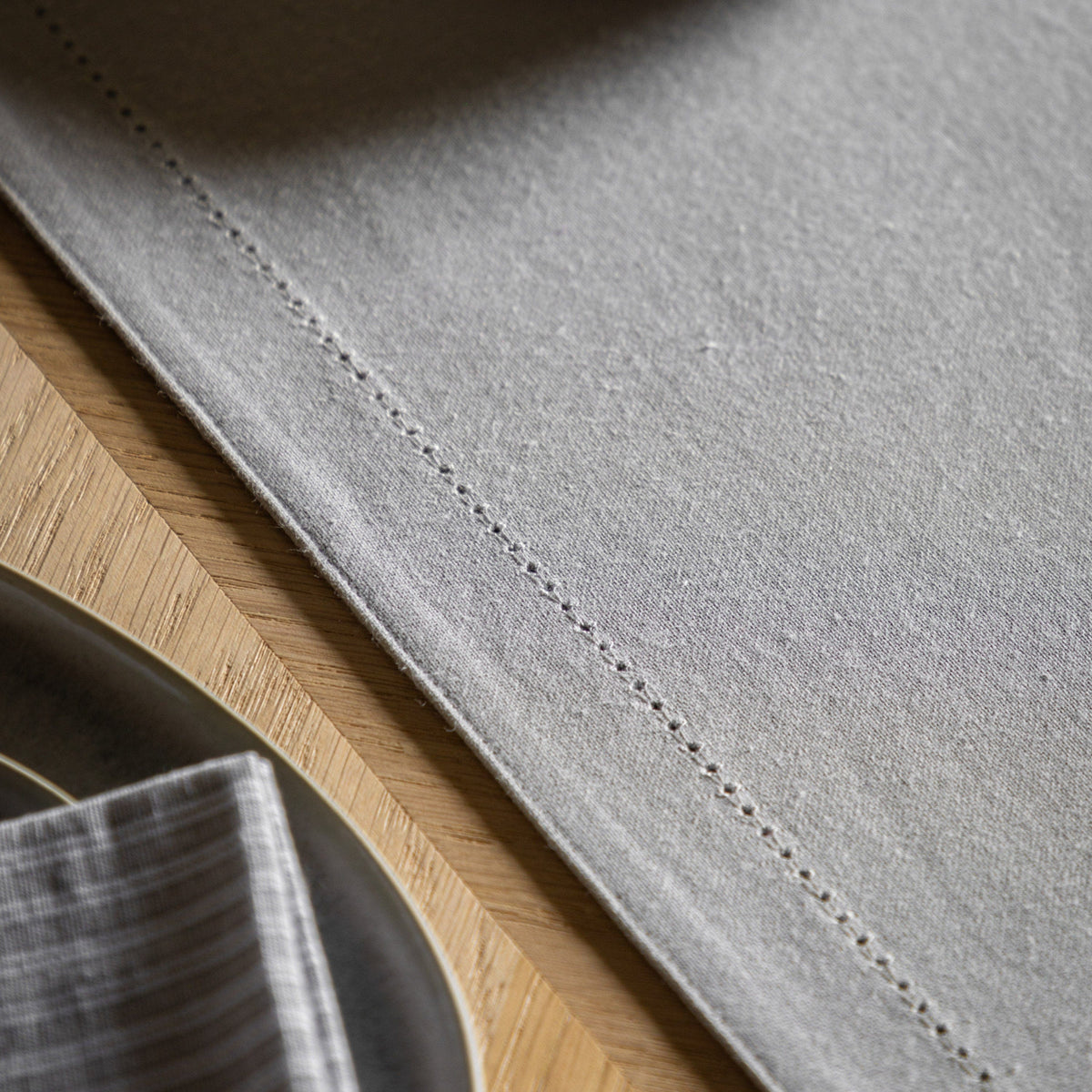 Bodhi Accessories Dove Table Runner Grey Small House of Isabella UK