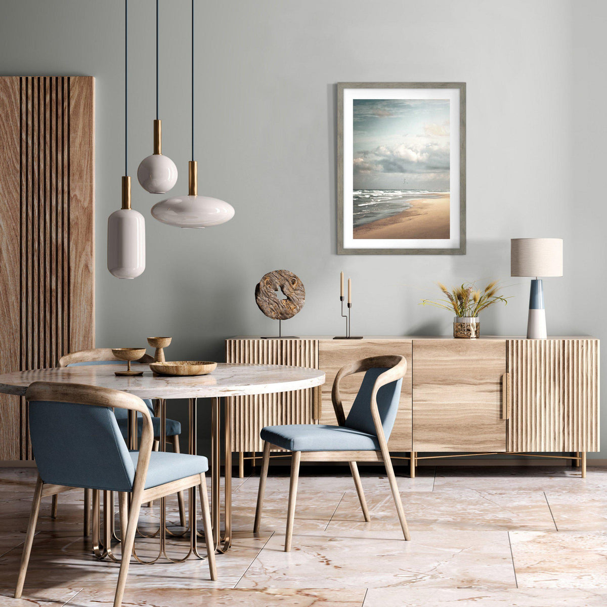 Bodhi Accessories Dream Beach Framed Art House of Isabella UK