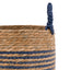 Bodhi Accessories Drift Seagrass Basket Blue Striped Set of 3 House of Isabella UK