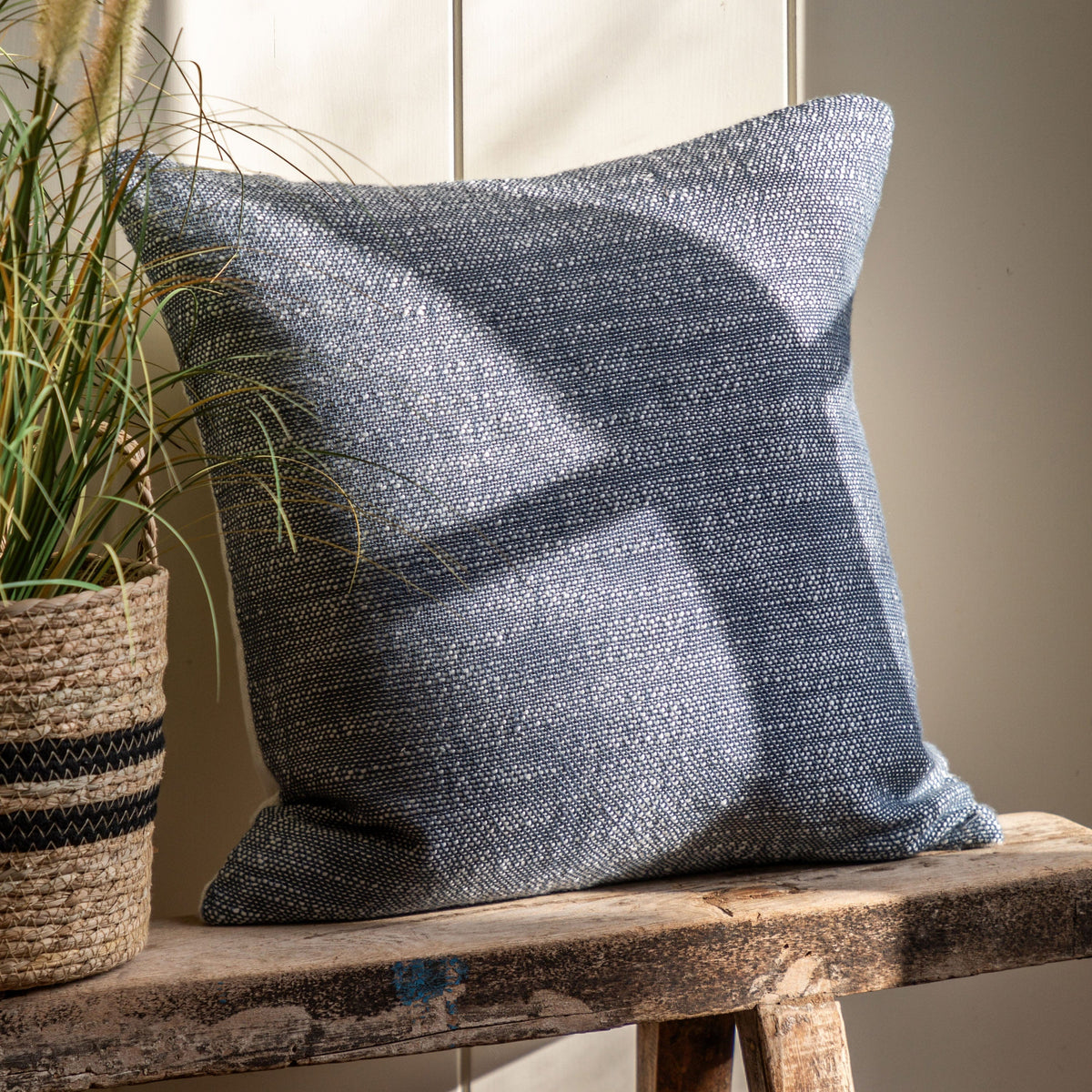 Bodhi Accessories Dunham Slub Cushion Taupe House of Isabella UK