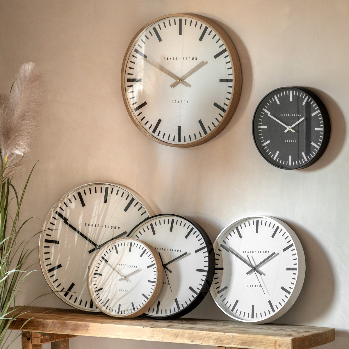 Bodhi Accessories Dunshalt Wall Clock House of Isabella UK