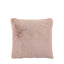 Bodhi Accessories Duplo Faux Fur Cushion Mauve Square House of Isabella UK