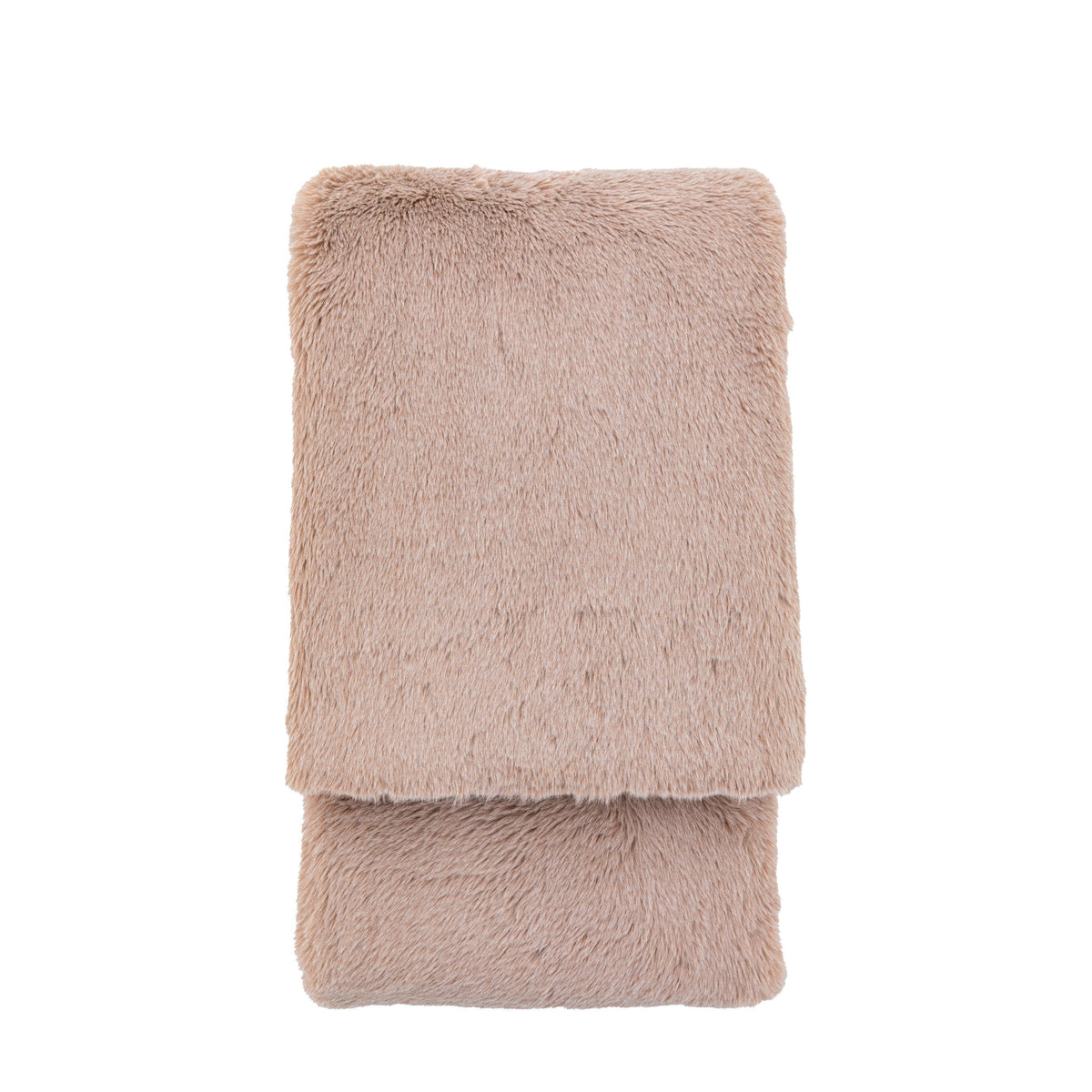 Bodhi Accessories Duplo Faux Fur Throw Mauve Large House of Isabella UK