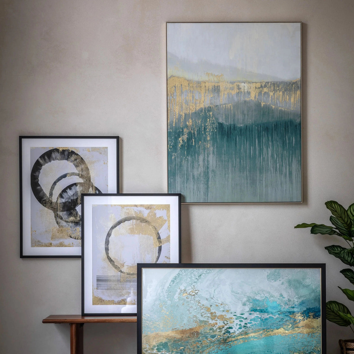 Bodhi Accessories Early Morning Horizon Framed Canvas House of Isabella UK