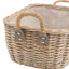 Bodhi Accessories Eden Oval Basket Handle Natural Set of 2 House of Isabella UK