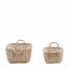 Bodhi Accessories Eden Oval Basket Handle Natural Set of 2 House of Isabella UK