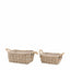Bodhi Accessories Eden Oval Basket Handle Natural Set of 2 House of Isabella UK