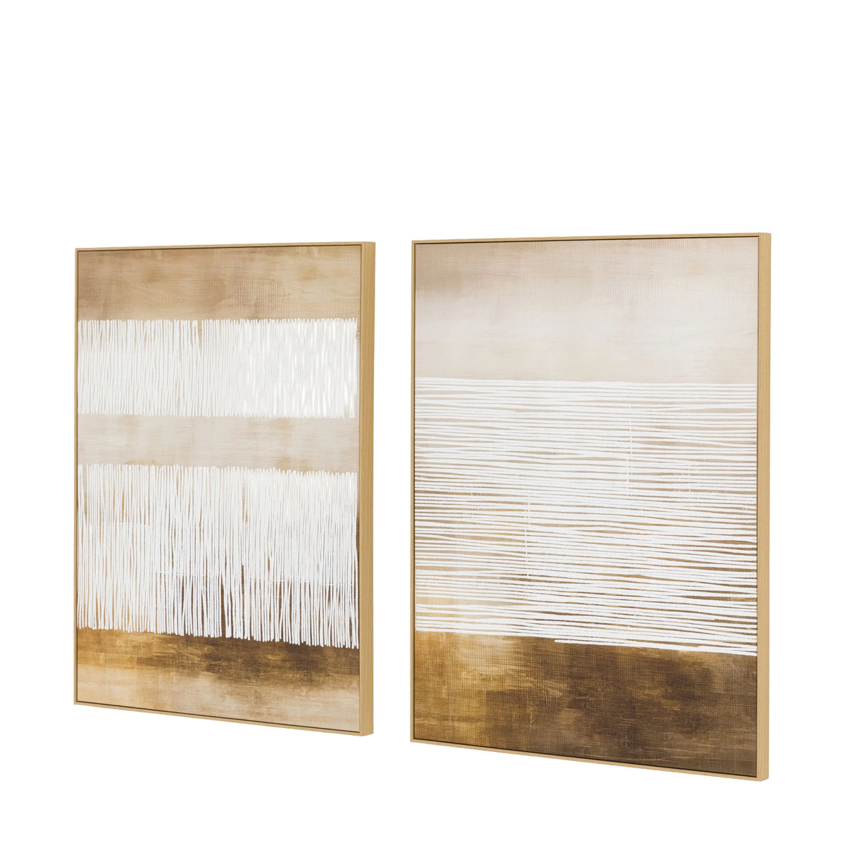 Bodhi Accessories Elemental Framed Canvas Set of 2 House of Isabella UK