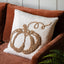Bodhi Accessories Embroided Pumpkin Cushion House of Isabella UK