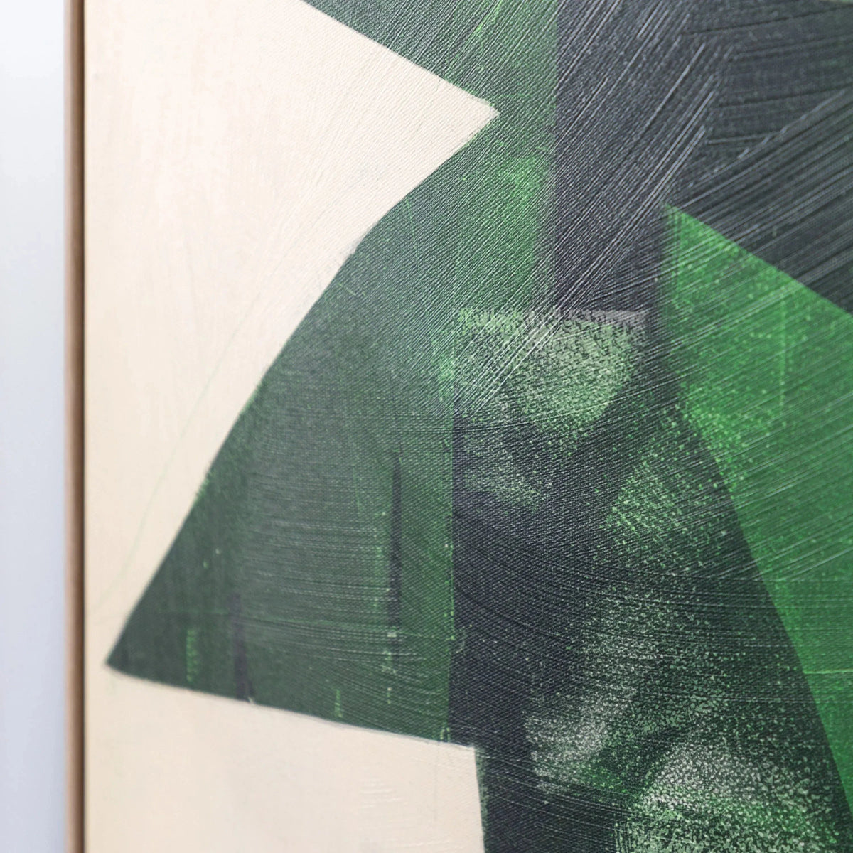 Bodhi Accessories Emerald Abstract Framed Canvas House of Isabella UK