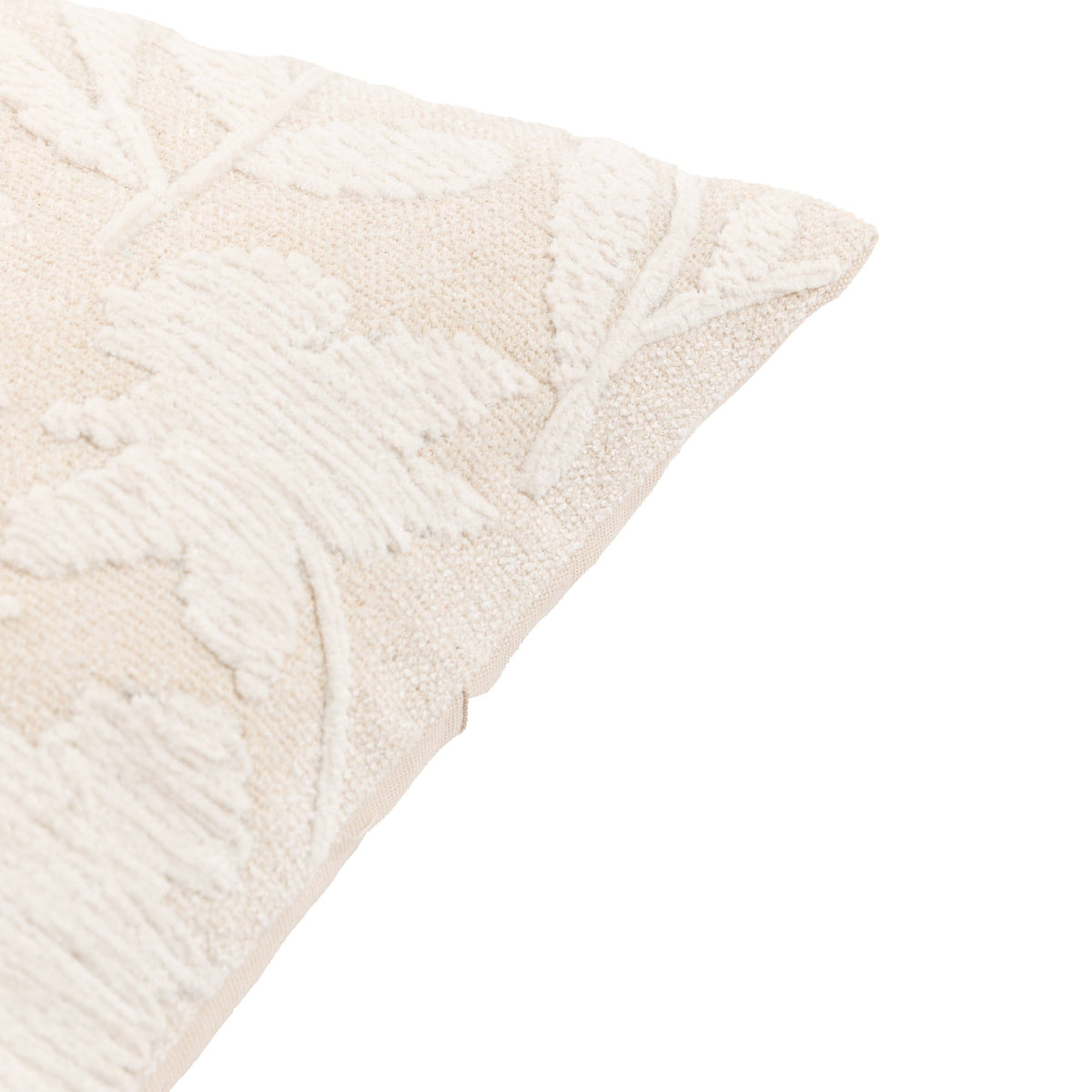 Bodhi Accessories Ewen Floral Cushion Taupe House of Isabella UK