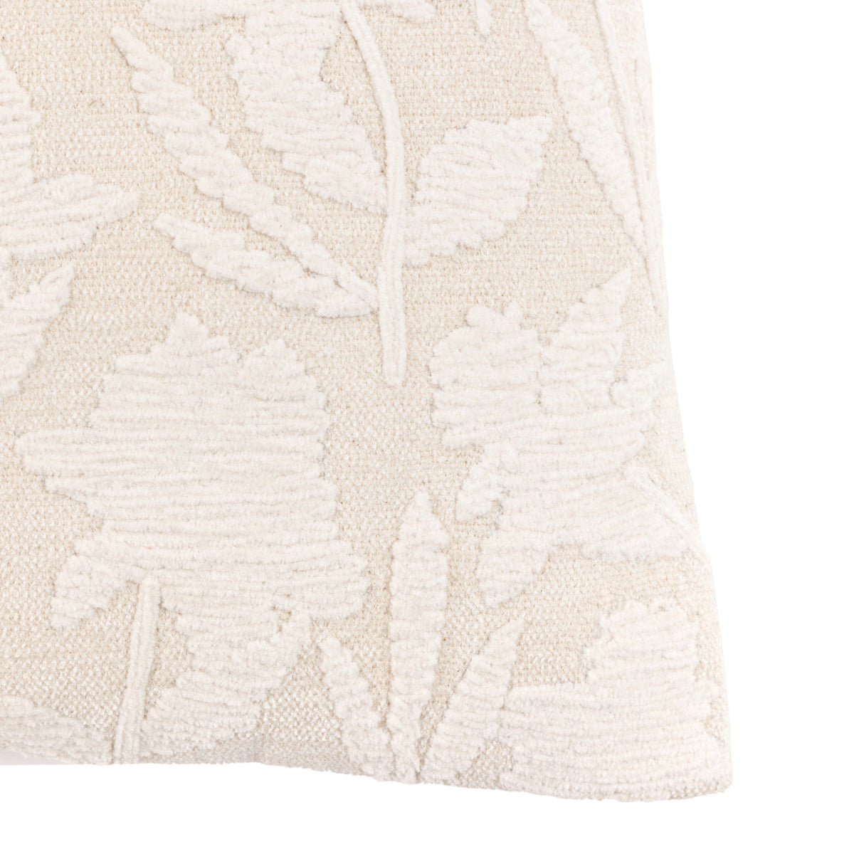 Bodhi Accessories Ewen Floral Cushion Taupe House of Isabella UK