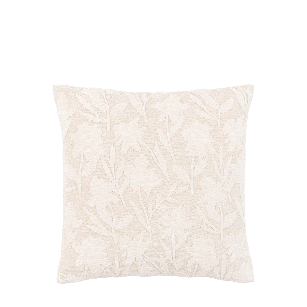 Bodhi Accessories Ewen Floral Cushion Taupe House of Isabella UK