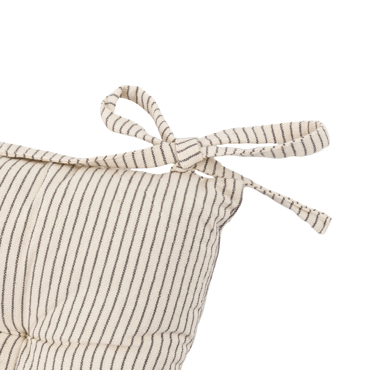Bodhi Accessories Fairford Woven Stripe Seatpad Cream House of Isabella UK