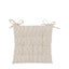 Bodhi Accessories Fairford Woven Stripe Seatpad Cream House of Isabella UK