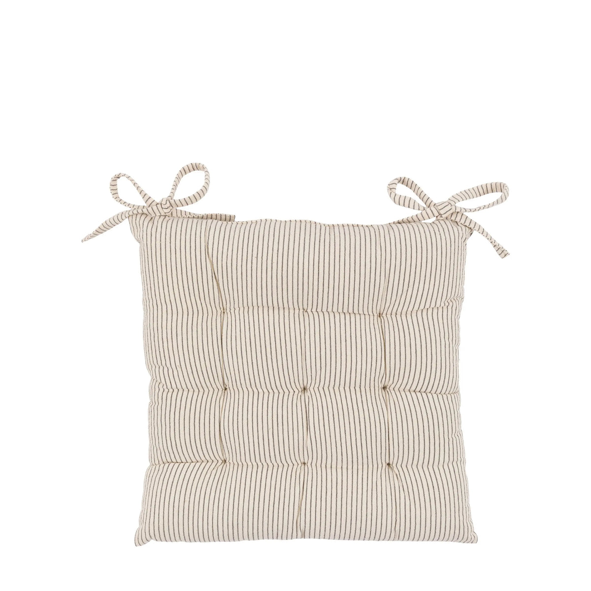 Bodhi Accessories Fairford Woven Stripe Seatpad Cream House of Isabella UK