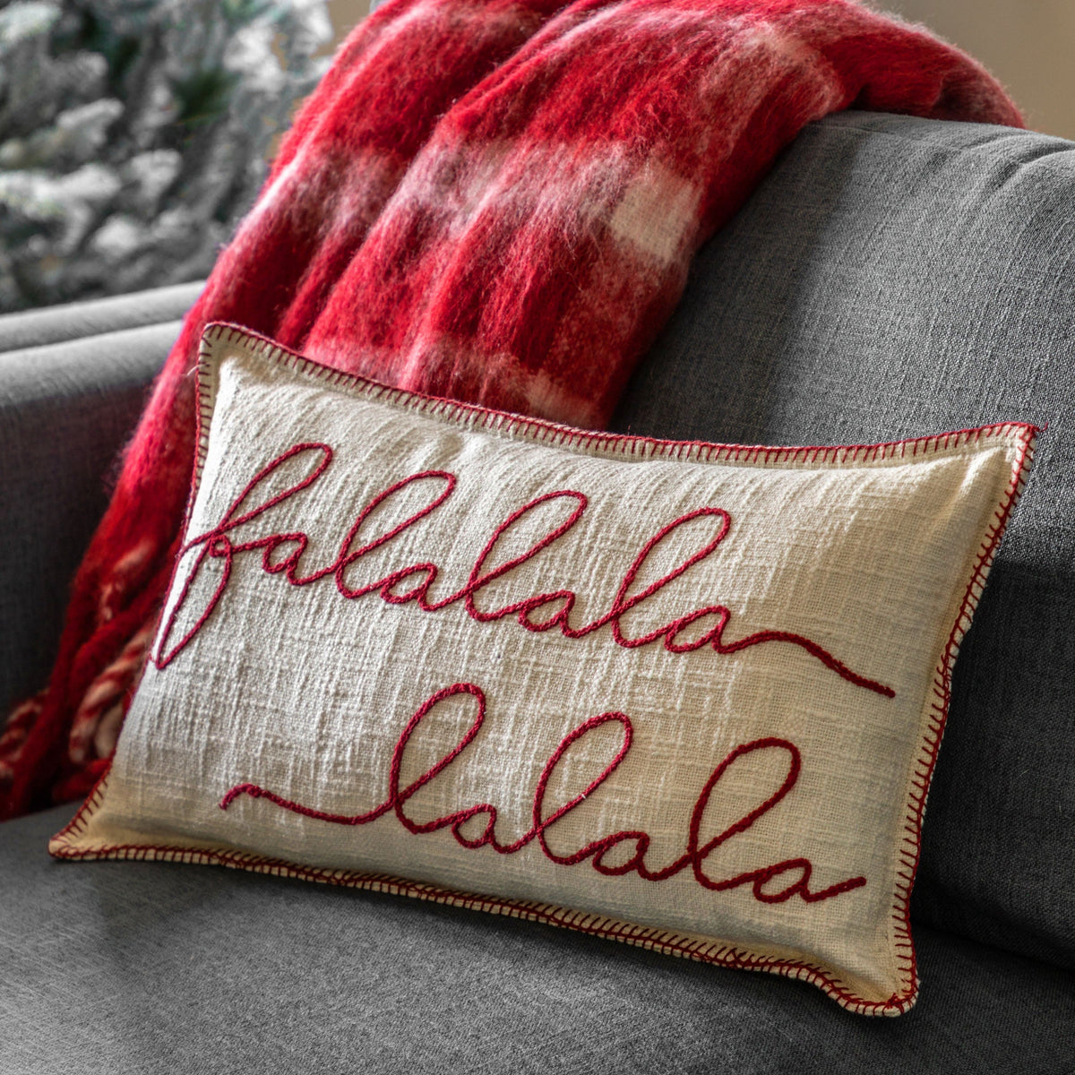 Bodhi Accessories Falala Stitched Cushion House of Isabella UK