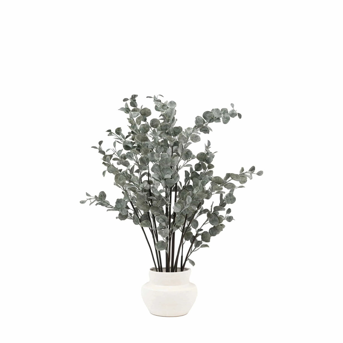 Bodhi Accessories Faux Eucalyptus in Ceramic Pot Ivory House of Isabella UK