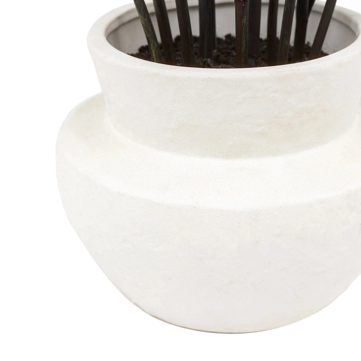 Bodhi Accessories Faux Eucalyptus in Ceramic Pot Ivory House of Isabella UK