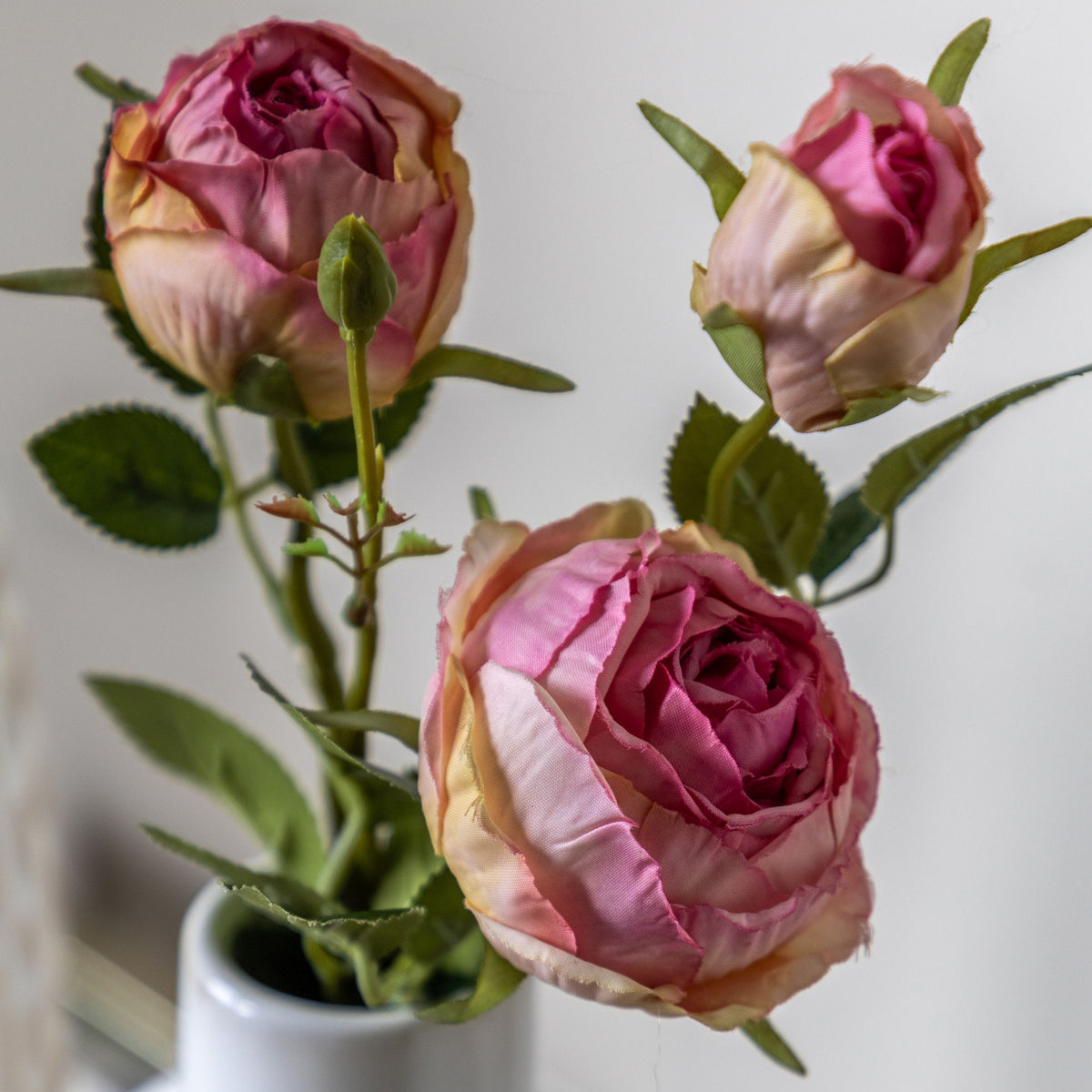 Bodhi Accessories Faux Stem Vintage Rose Pink 6pk House of Isabella UK