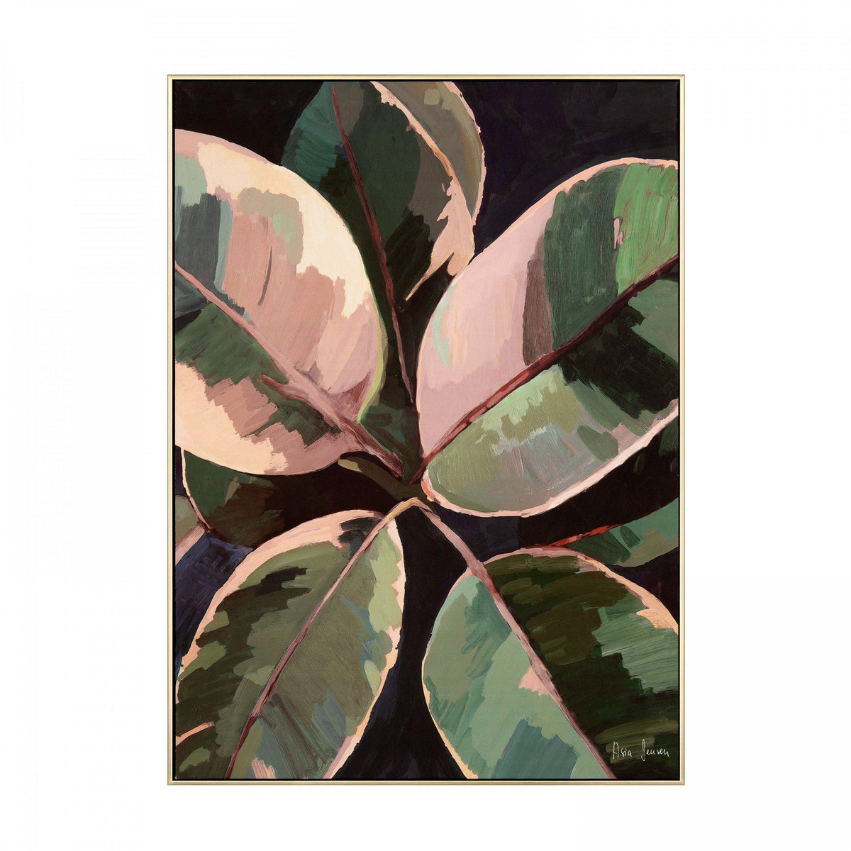 Bodhi Accessories Ficus Framed Canvas House of Isabella UK