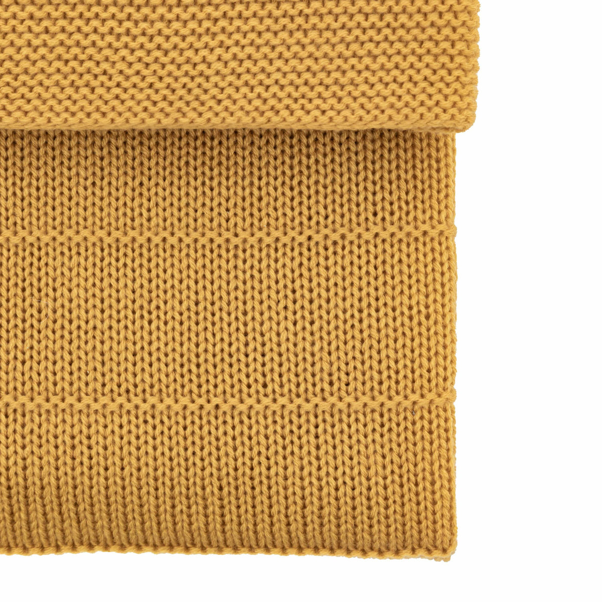 Bodhi Accessories Flo Knit Throw Mustard House of Isabella UK