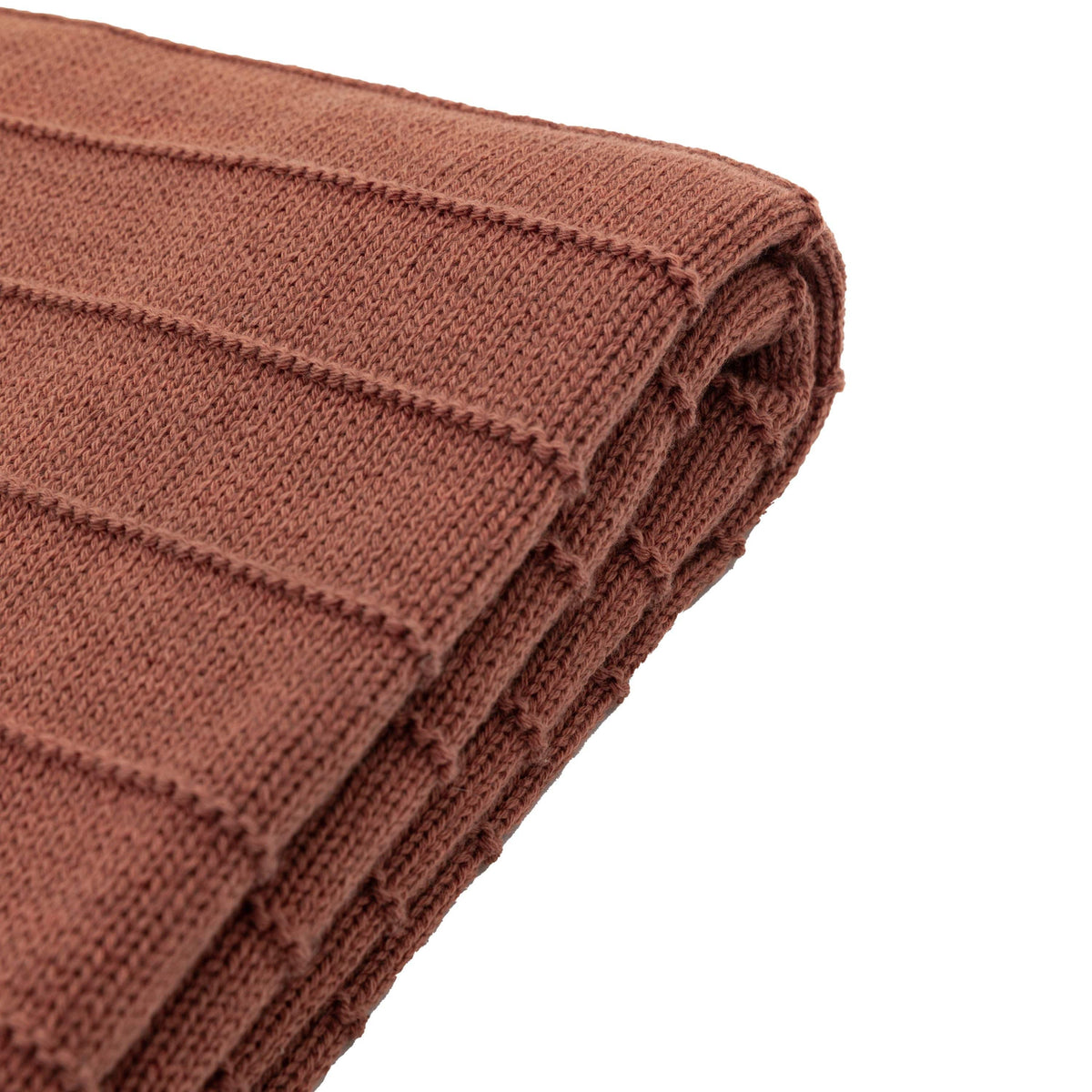 Bodhi Accessories Flo Knit Throw Nutmeg House of Isabella UK
