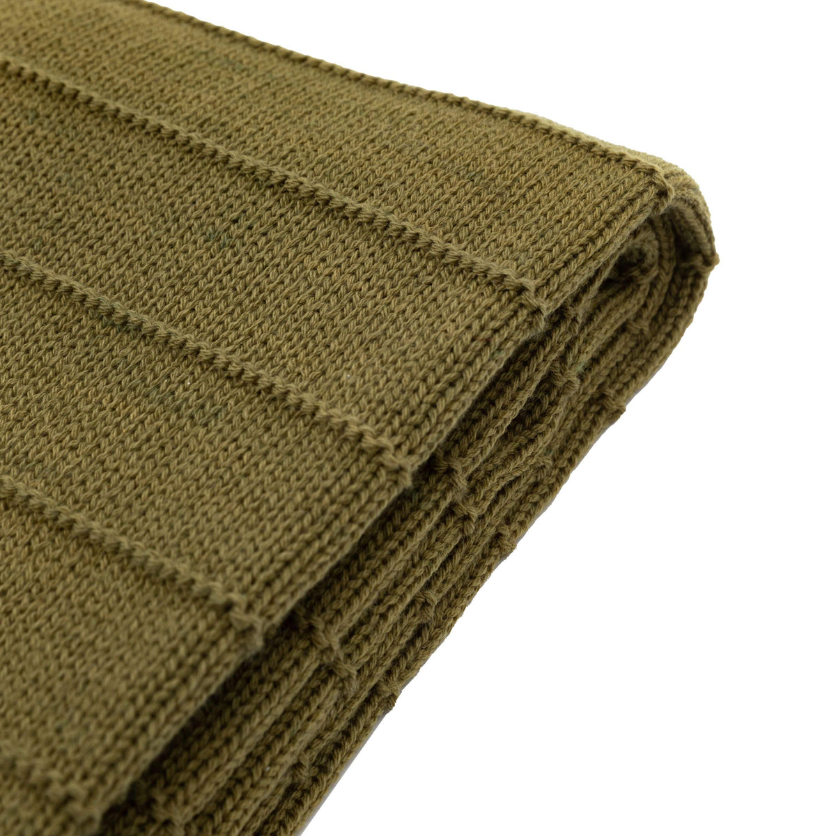 Bodhi Accessories Flo Knit Throw Olive House of Isabella UK