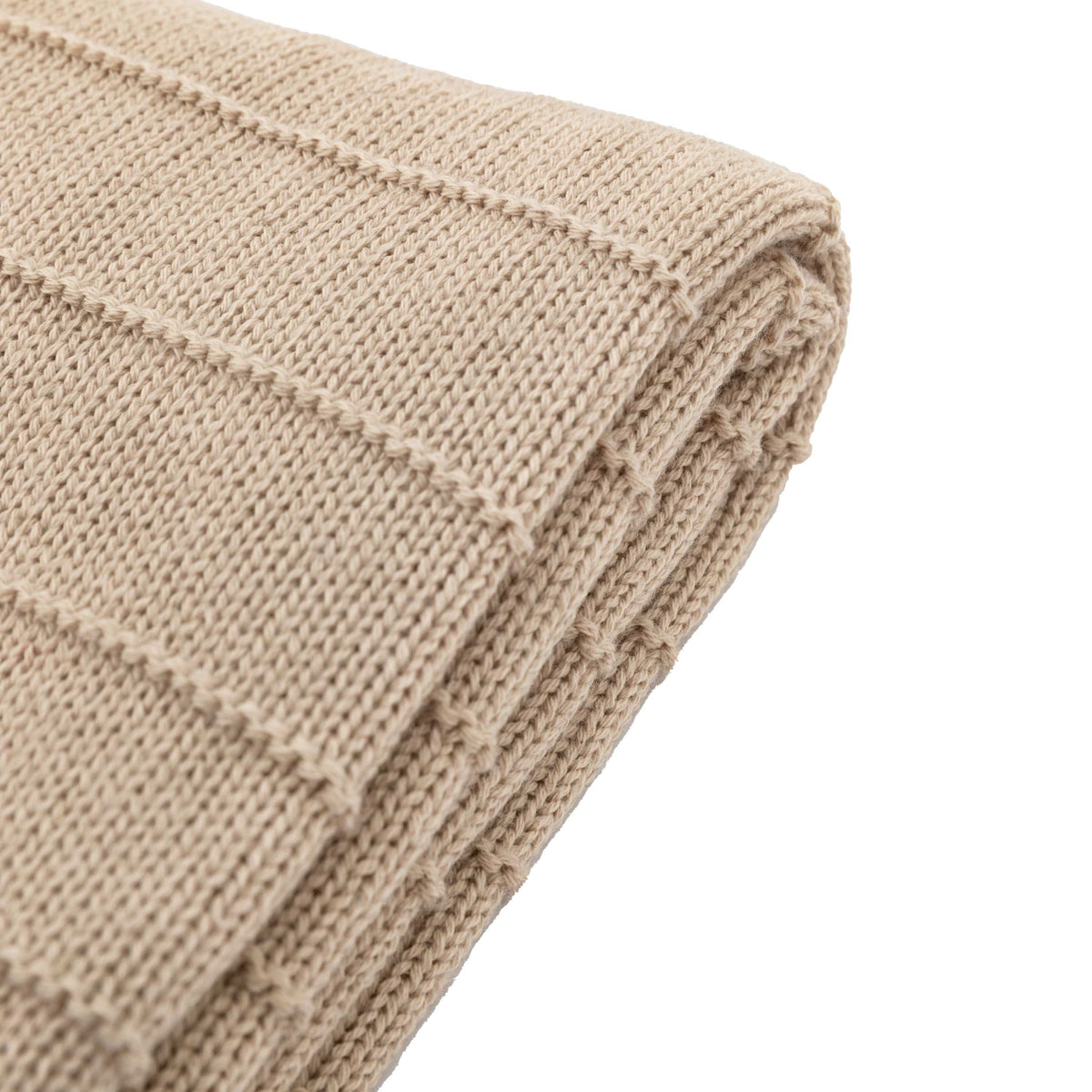 Bodhi Accessories Flo Knit Throw Taupe House of Isabella UK