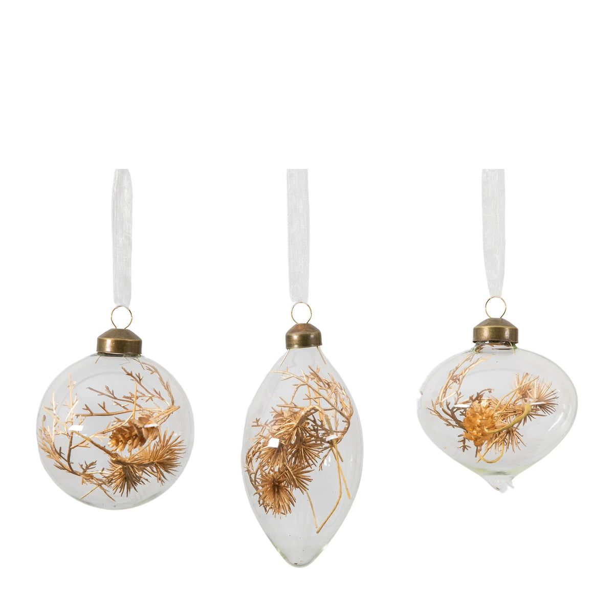 Bodhi Accessories Flora Baubles Bronze Set of 3 House of Isabella UK