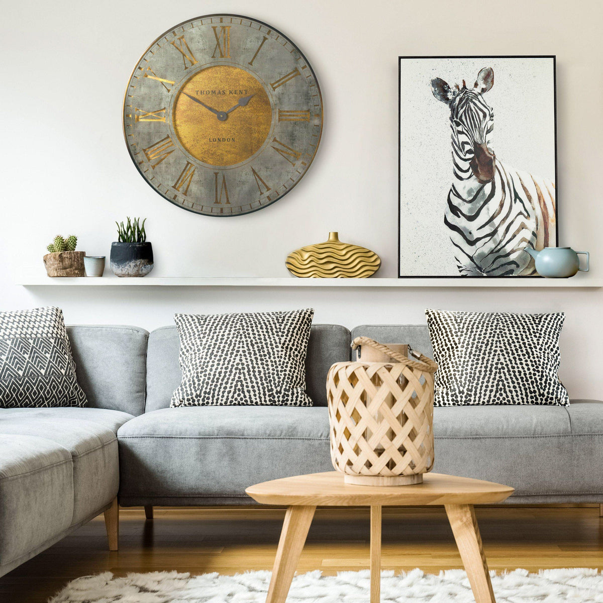 Bodhi Accessories Florentine Grand Clock Star House of Isabella UK